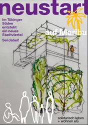 Das Cover zeigt ein stilisiertes Gebäude mit begrünter Fassade und eine stilisierte Gruppe ganz unterschiedlicher Menschen